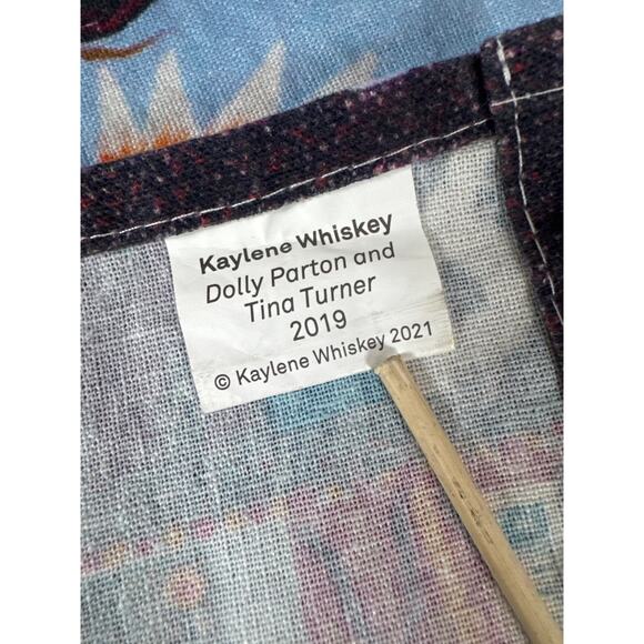 Third Drawer Down Kaylene Whiskey Dolly Parton Tina Turner Linen 2019 Tea Towel - Picture 5 of 6